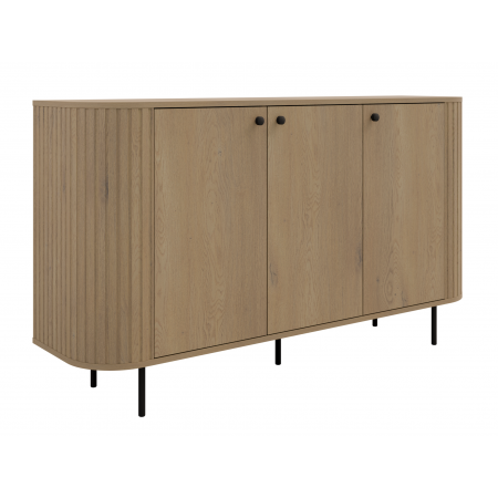 Komoda zaokrąglone boki frez 830 OLIVO dąb cremona